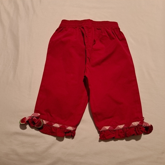 Gymboree girls 3-6 months red watermelon design pants Outlet NWT - Picture 2 of 7